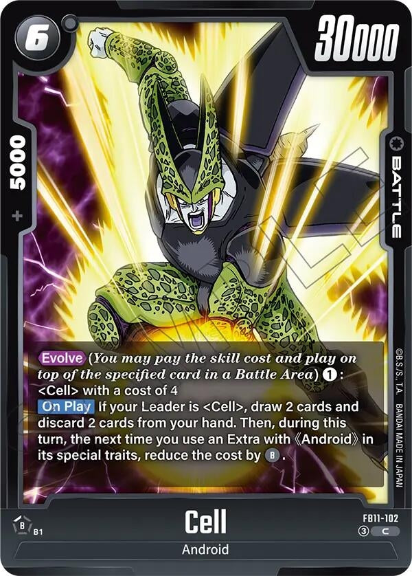 Image for Cell - FB11-102 (FB11-102) (Brightness of Hope) (FB11) - Dragon Ball Super: Fusion World