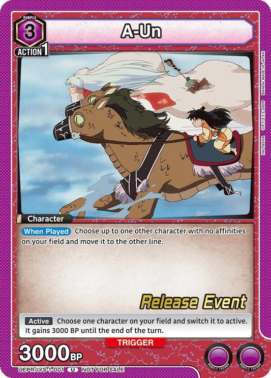 Image for A-Un (UEPR/IYS-1-001) (UE23BT: Inuyasha Release Event Cards) (UE23BT_RE) - Union Arena