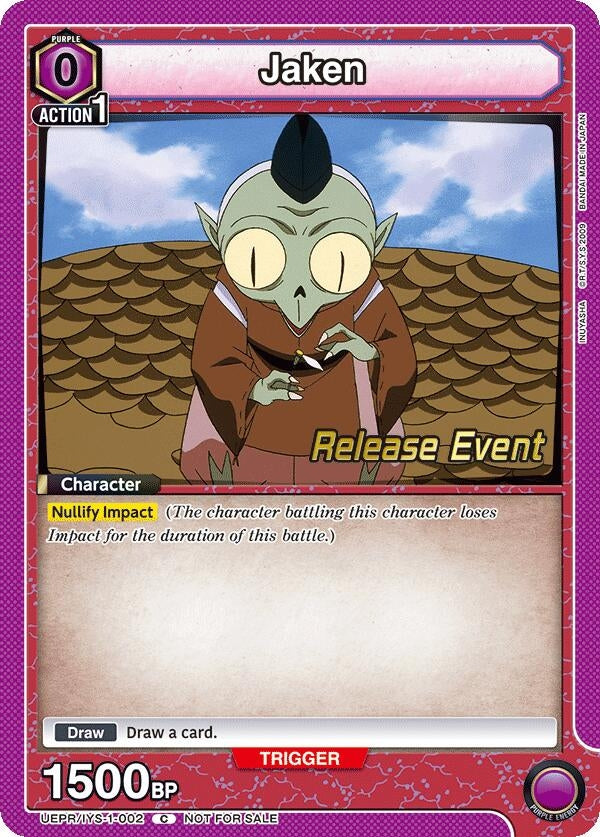 Image for Jaken (UEPR/IYS-1-002) (UE23BT: Inuyasha Release Event Cards) (UE23BT_RE) - Union Arena