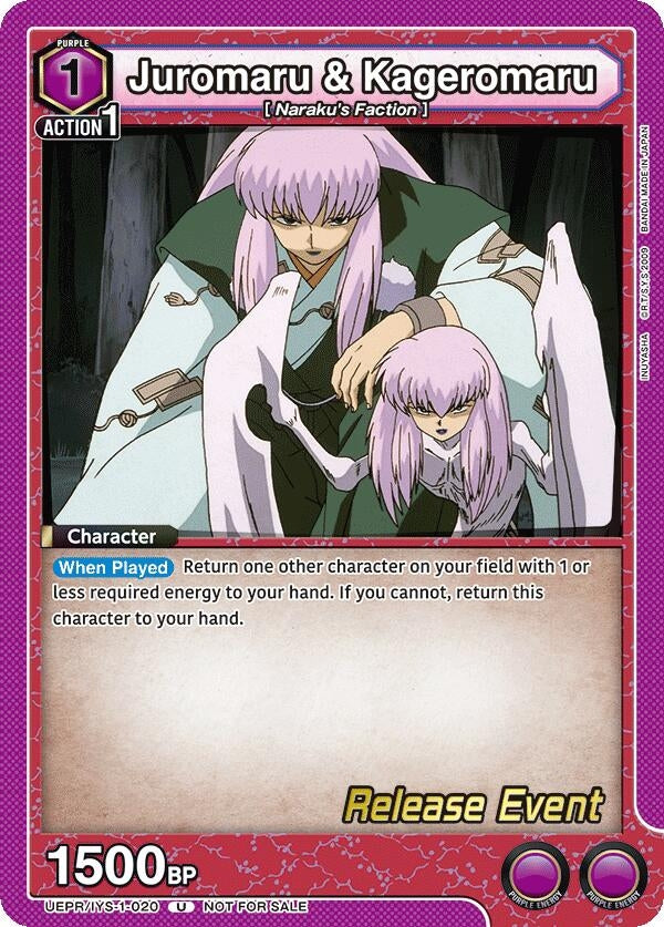 Image for Juromaru & Kageromaru (UEPR/IYS-1-020) (UE23BT: Inuyasha Release Event Cards) (UE23BT_RE) - Union Arena