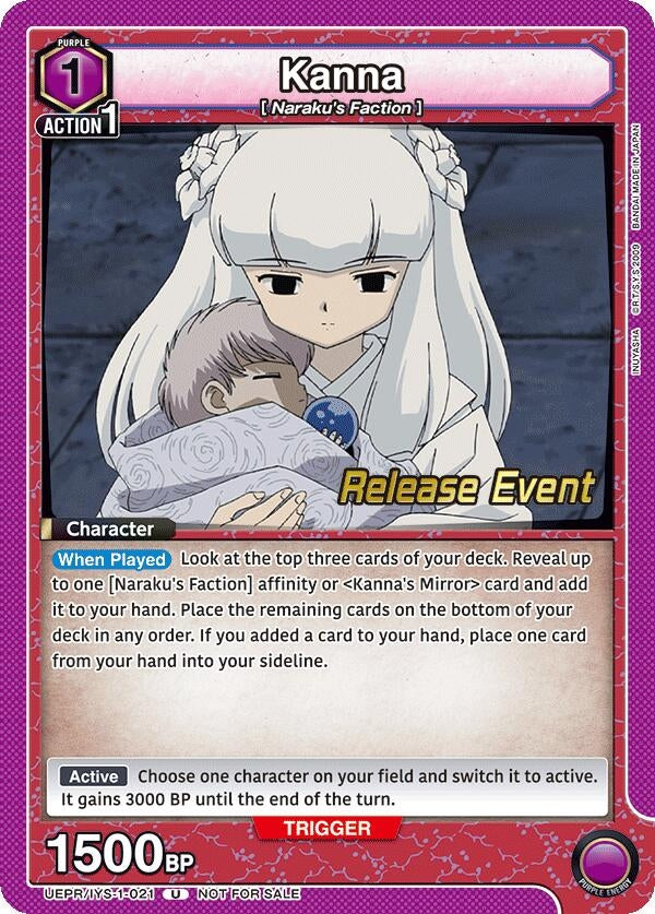 Image for Kanna (UEPR/IYS-1-021) (UE23BT: Inuyasha Release Event Cards) (UE23BT_RE) - Union Arena