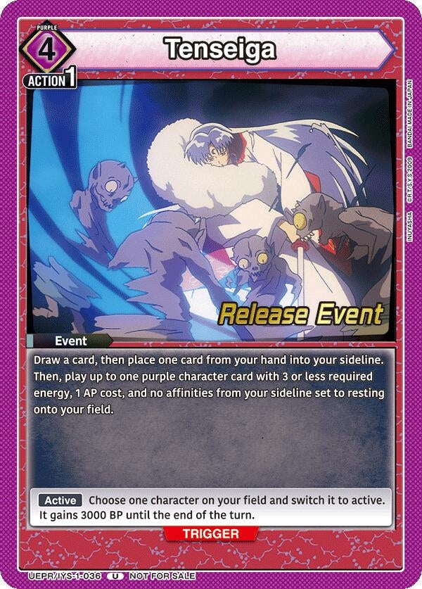 Image for Tenseiga (UEPR/IYS-1-036) (UE23BT: Inuyasha Release Event Cards) (UE23BT_RE) - Union Arena