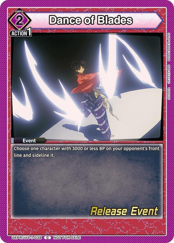 Image for Dance of Blades (UEPR/IYS-1-038) (UE23BT: Inuyasha Release Event Cards) (UE23BT_RE) - Union Arena