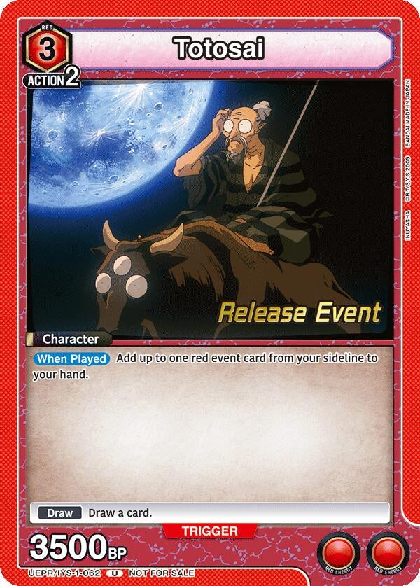 Image for Totosai (UEPR/IYS-1-062) (UE23BT: Inuyasha Release Event Cards) (UE23BT_RE) - Union Arena