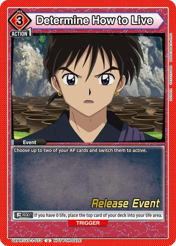 Image for Determine How to Live (UEPR/IYS-1-073) (UE23BT: Inuyasha Release Event Cards) (UE23BT_RE) - Union Arena