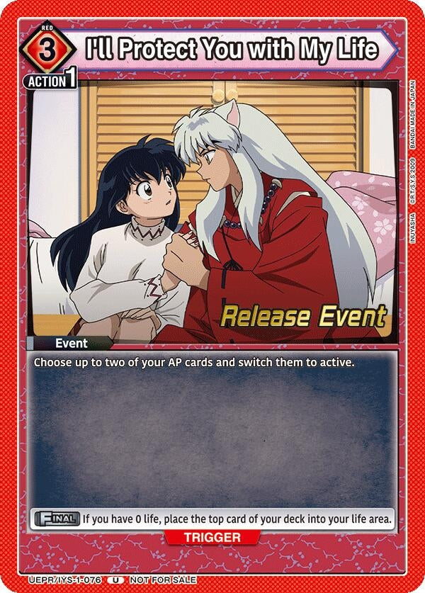 Image for I'll Protect You with My Life (UEPR/IYS-1-076) (UE23BT: Inuyasha Release Event Cards) (UE23BT_RE) - Union Arena