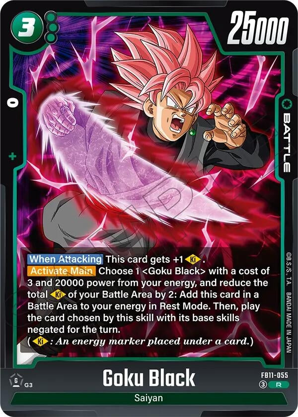 Image for Goku Black - FB11-055 (FB11-055) (Brightness of Hope) (FB11) - Dragon Ball Super: Fusion World