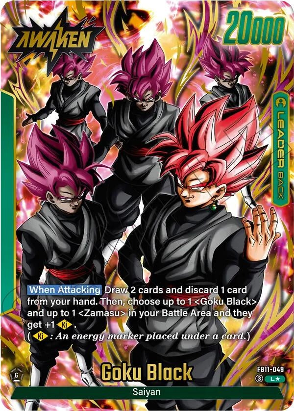 Image for Goku Black - FB11-049 (Alternate Art) (FB11-049) (Brightness of Hope) (FB11) - Dragon Ball Super: Fusion World