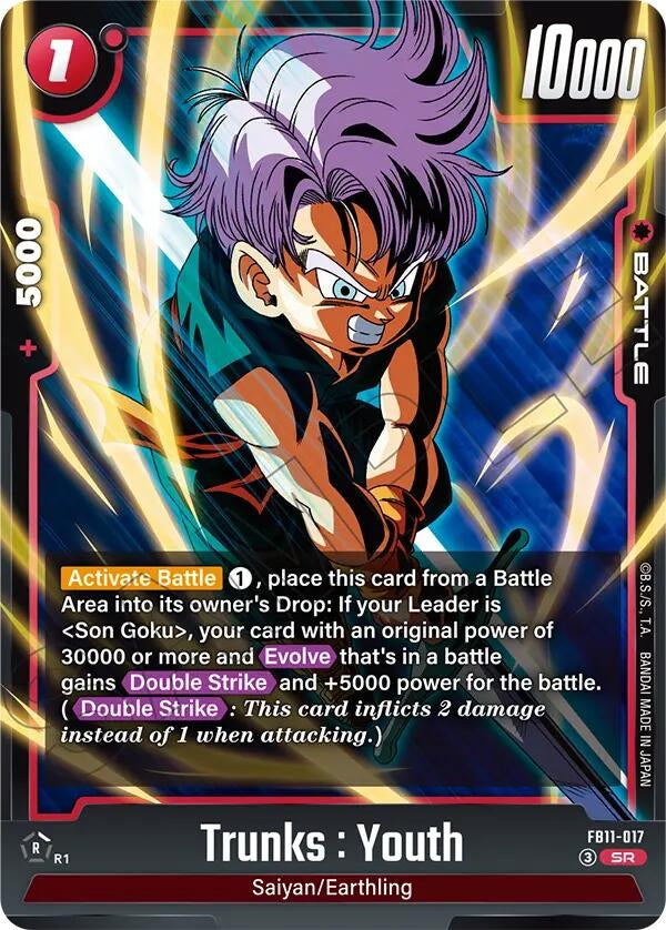 Image for Trunks : Youth - FB11-017 (FB11-017) (Brightness of Hope) (FB11) - Dragon Ball Super: Fusion World