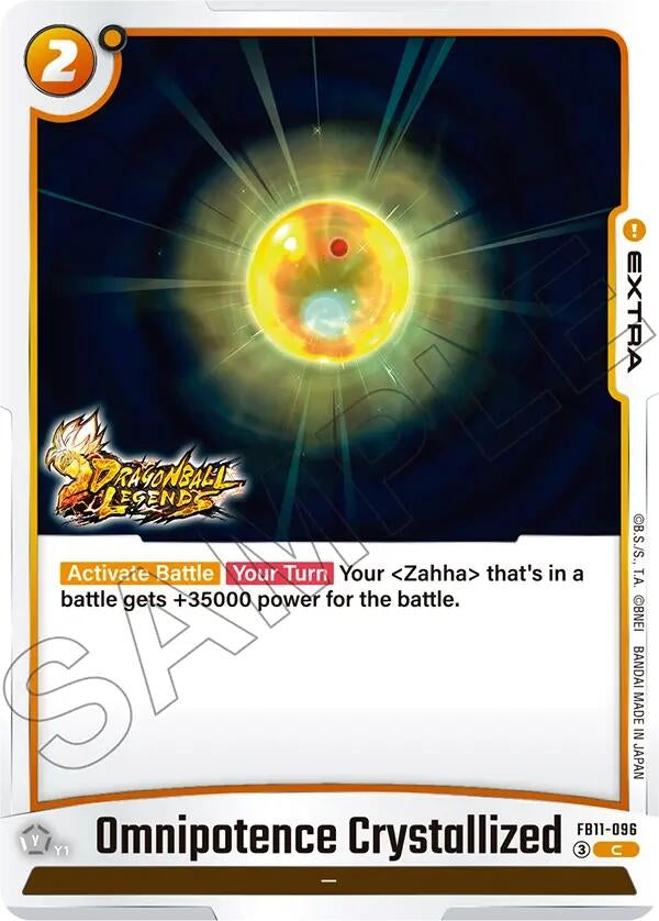 Image for Omnipotence Crystallized (FB11-096) (Brightness of Hope) (FB11) - Dragon Ball Super: Fusion World