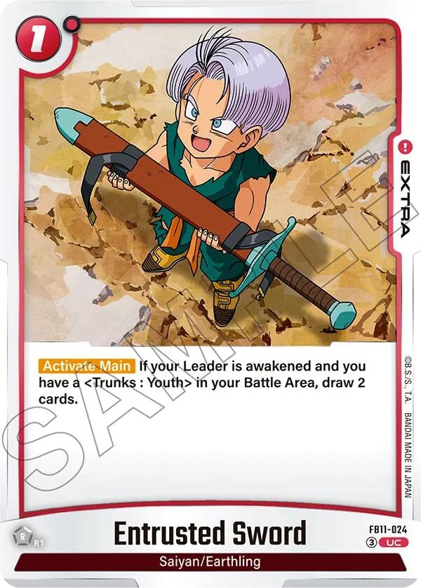 Image for Entrusted Sword (FB11-024) (Brightness of Hope) (FB11) - Dragon Ball Super: Fusion World