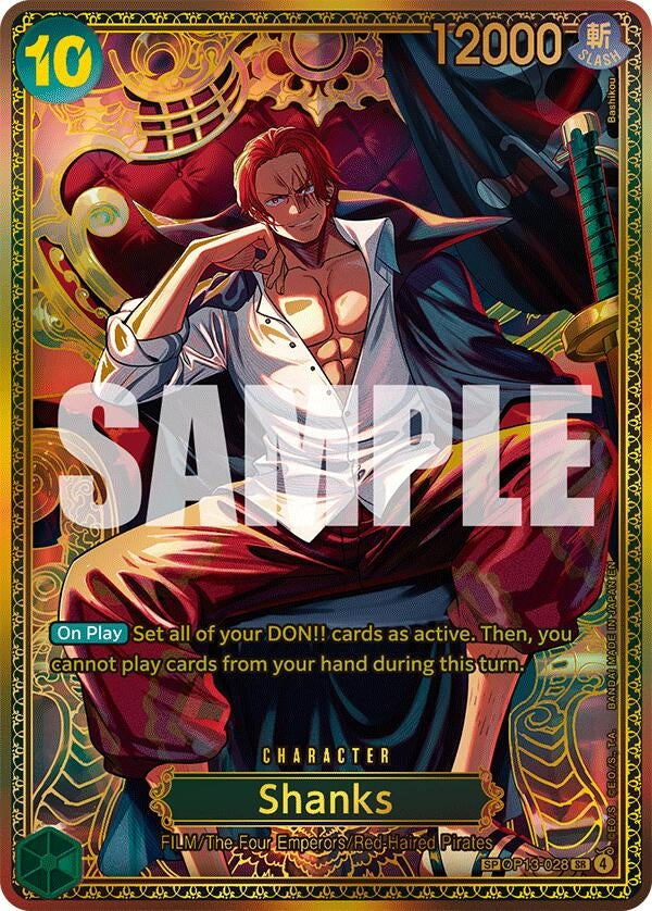 Image for Shanks (OP13-028) (SP) (OP13-028) (The World's Strongest Warriors) (OP17) - One Piece Card Game