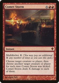 Comet Storm (Oversized) [Oversize Cards] | Red Riot Games CA
