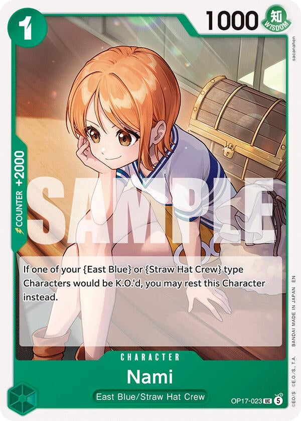 Image for Nami (023) (OP17-023) (The World's Strongest Warriors) (OP17) - One Piece Card Game