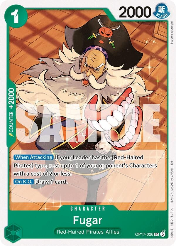 Image for Fugar (OP17-026) (The World's Strongest Warriors) (OP17) - One Piece Card Game