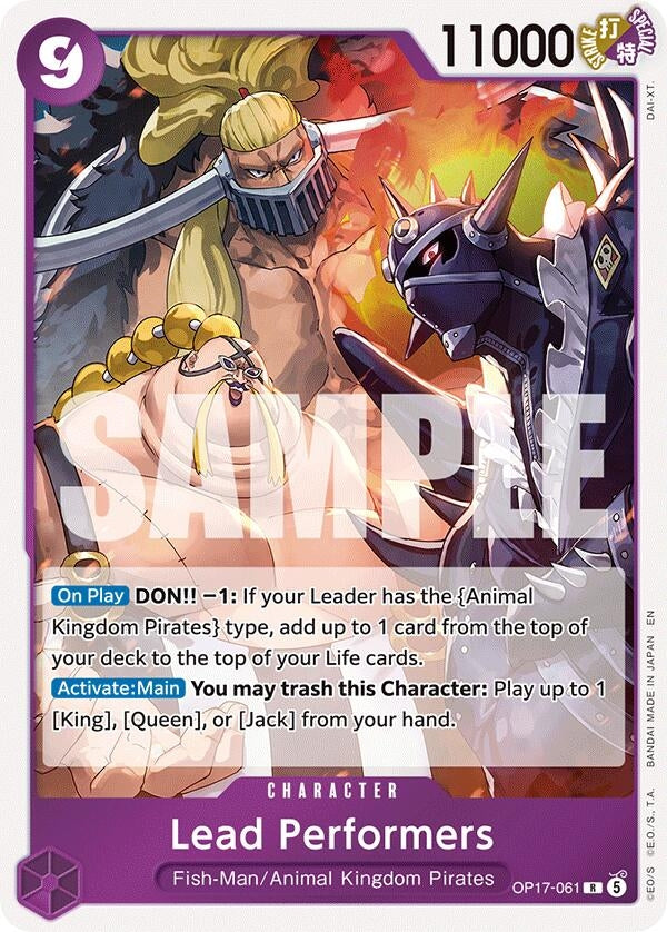 Image for Lead Performers (OP17-061) (The World's Strongest Warriors) (OP17) - One Piece Card Game