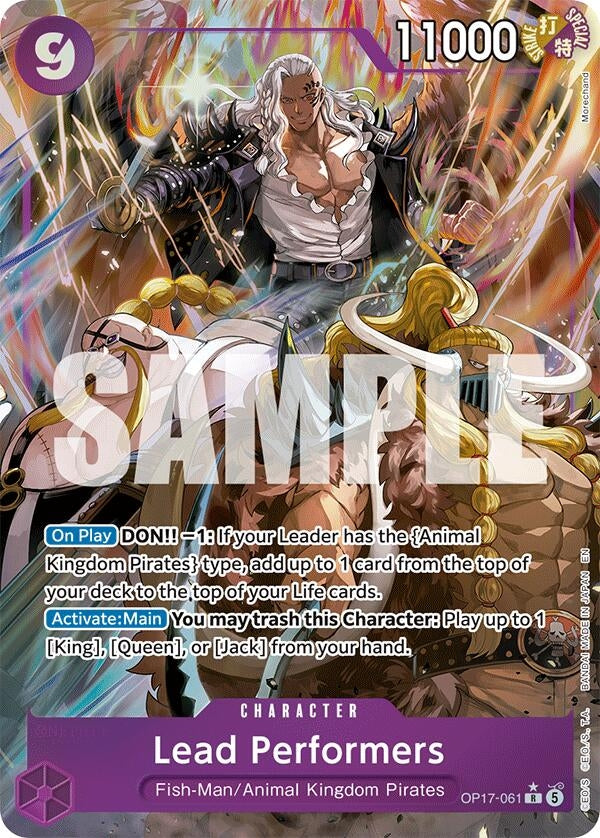 Image for Lead Performers (Alternate Art) (OP17-061) (The World's Strongest Warriors) (OP17) - One Piece Card Game