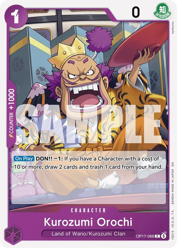 Image for Kurozumi Orochi (OP17-066) (The World's Strongest Warriors) (OP17) - One Piece Card Game