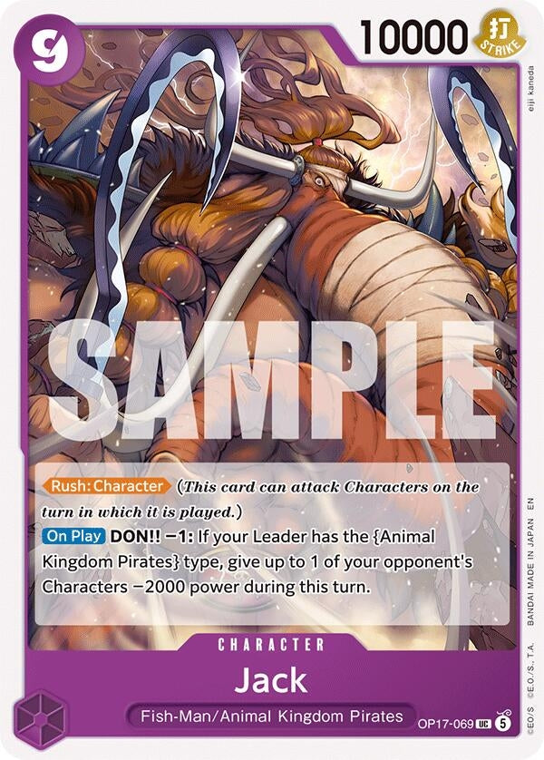 Image for Jack (OP17-069) (The World's Strongest Warriors) (OP17) - One Piece Card Game