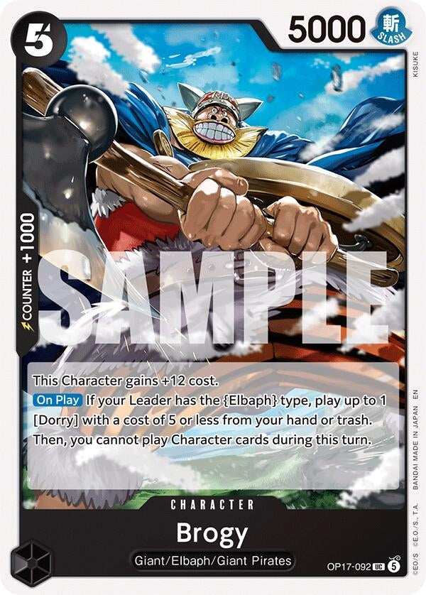 Image for Brogy (OP17-092) (The World's Strongest Warriors) (OP17) - One Piece Card Game