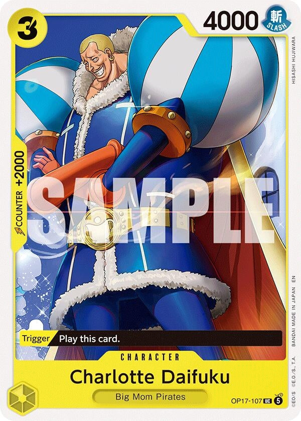Image for Charlotte Daifuku (OP17-107) (The World's Strongest Warriors) (OP17) - One Piece Card Game