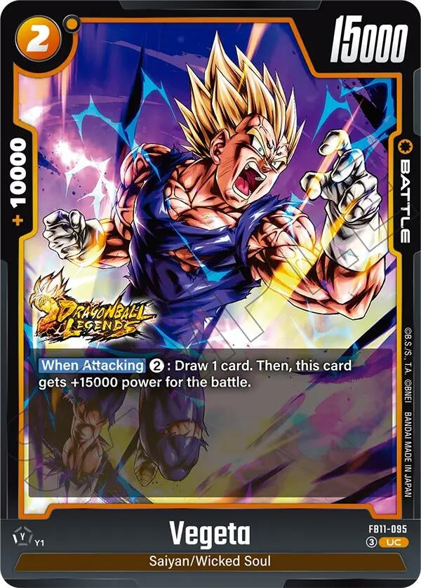 Image for Vegeta - FB11-095 (FB11-095) (Brightness of Hope) (FB11) - Dragon Ball Super: Fusion World