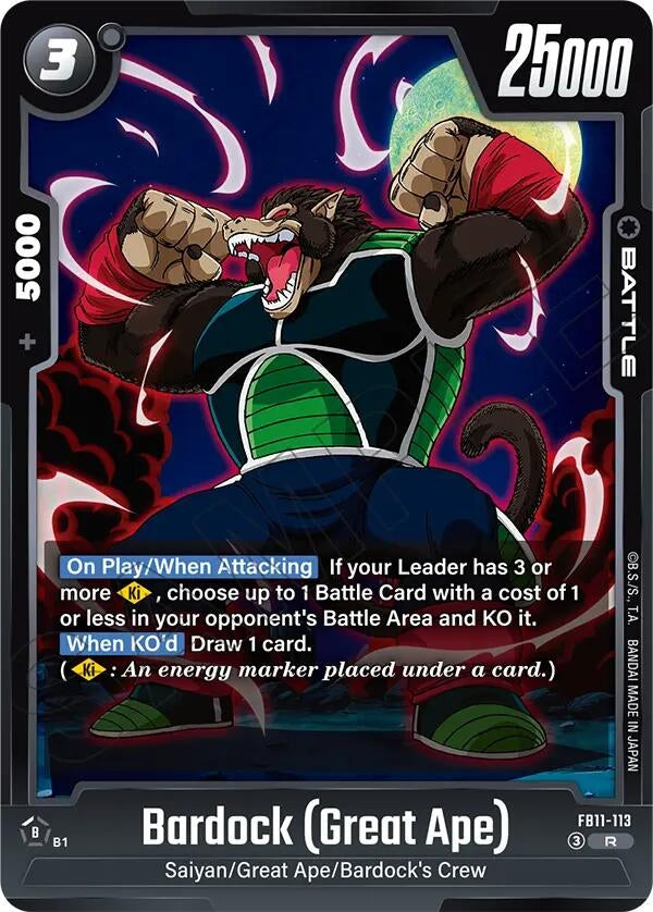 Image for Bardock (Great Ape) (FB11-113) (Brightness of Hope) (FB11) - Dragon Ball Super: Fusion World