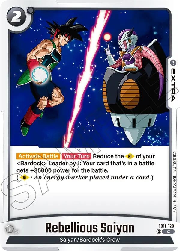 Image for Rebellious Saiyan (FB11-120) (Brightness of Hope) (FB11) - Dragon Ball Super: Fusion World
