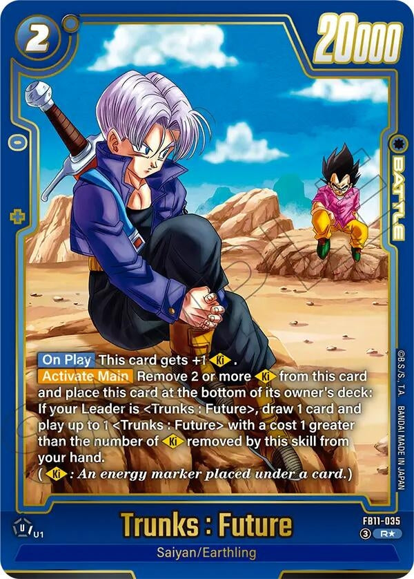 Image for Trunks : Future - FB11-035 (Alternate Art) (FB11-035) (Brightness of Hope) (FB11) - Dragon Ball Super: Fusion World