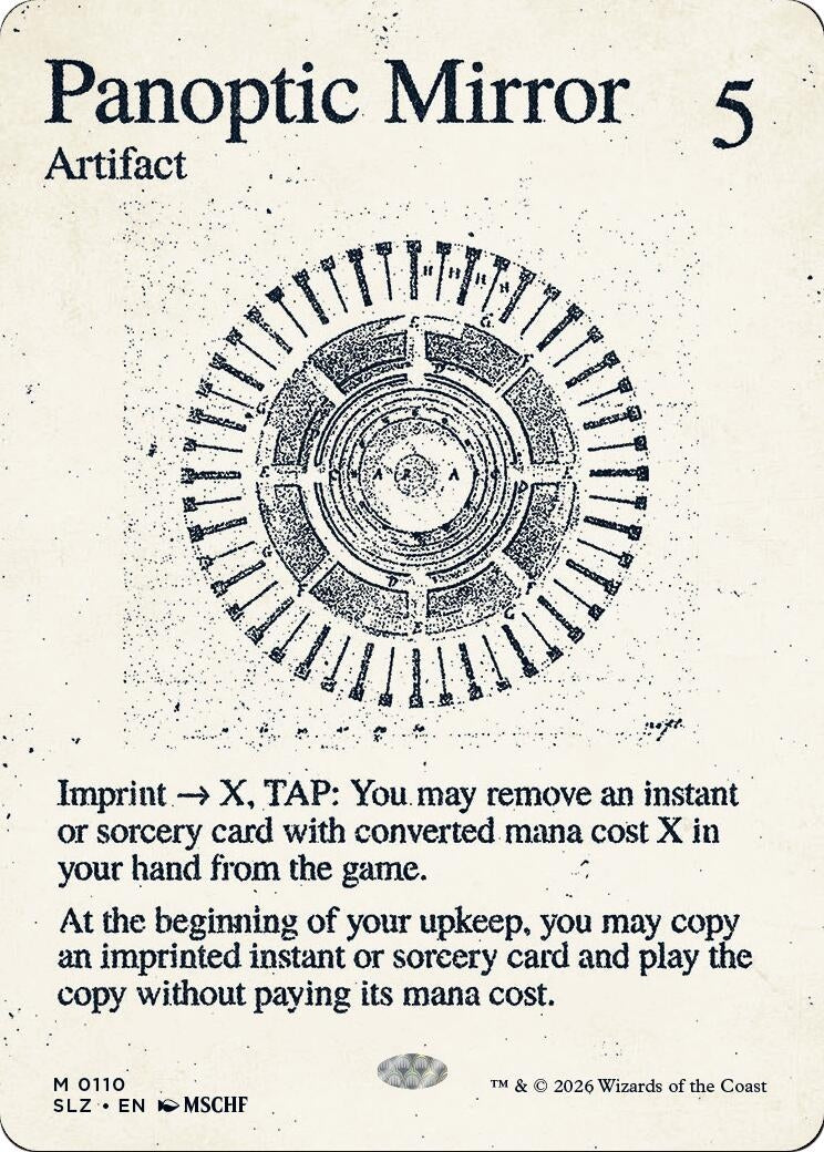 Image for Panoptic Mirror (0110) (110) (Secret Lair x MSCHF: The Zeta Set) (SLZ) - Magic: The Gathering