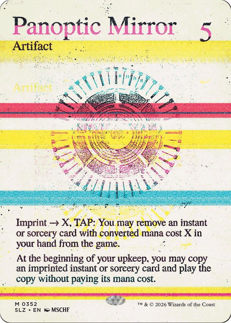 Image for Panoptic Mirror (0352) (352) (Secret Lair x MSCHF: The Zeta Set) (SLZ) - Magic: The Gathering