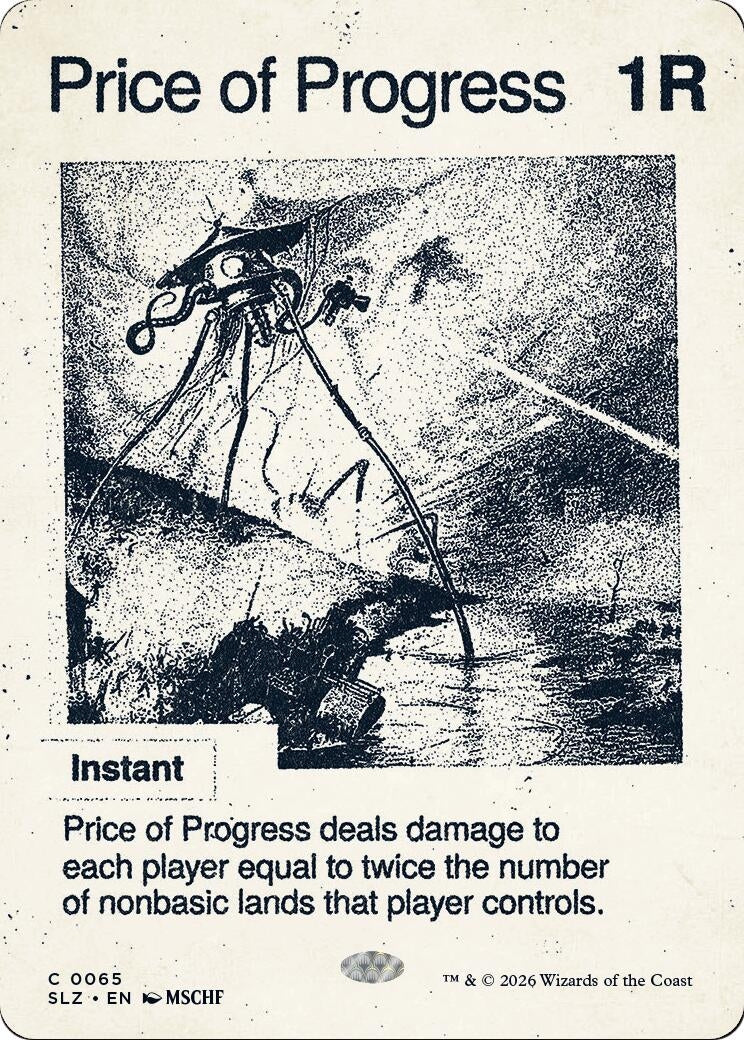 Image for Price of Progress (0065) (65) (Secret Lair x MSCHF: The Zeta Set) (SLZ) - Magic: The Gathering