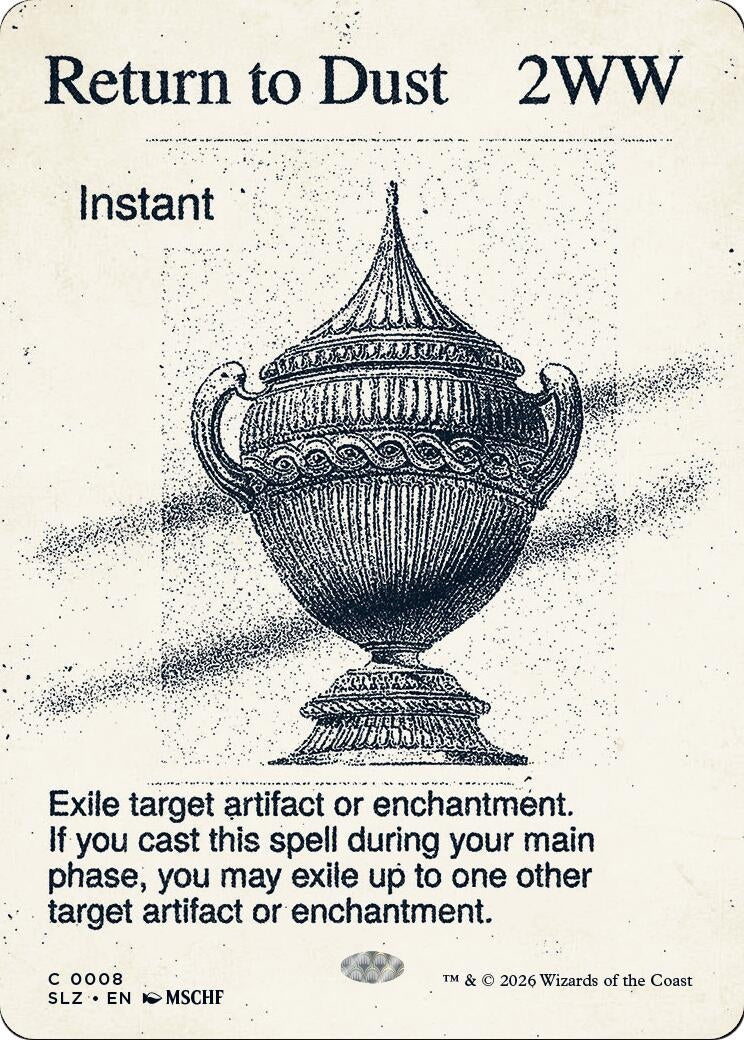 Image for Return to Dust (0008) (8) (Secret Lair x MSCHF: The Zeta Set) (SLZ) - Magic: The Gathering