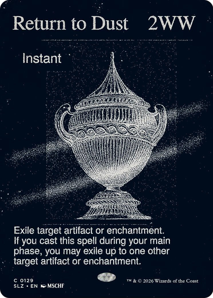 Image for Return to Dust (0129) (129) (Secret Lair x MSCHF: The Zeta Set) (SLZ) - Magic: The Gathering