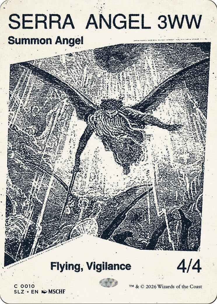 Image for Serra Angel (0010) (10) (Secret Lair x MSCHF: The Zeta Set) (SLZ) - Magic: The Gathering