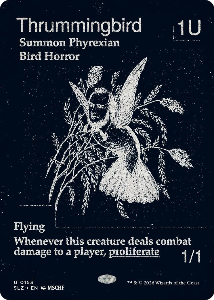 Image for Thrummingbird (0153) (153) (Secret Lair x MSCHF: The Zeta Set) (SLZ) - Magic: The Gathering
