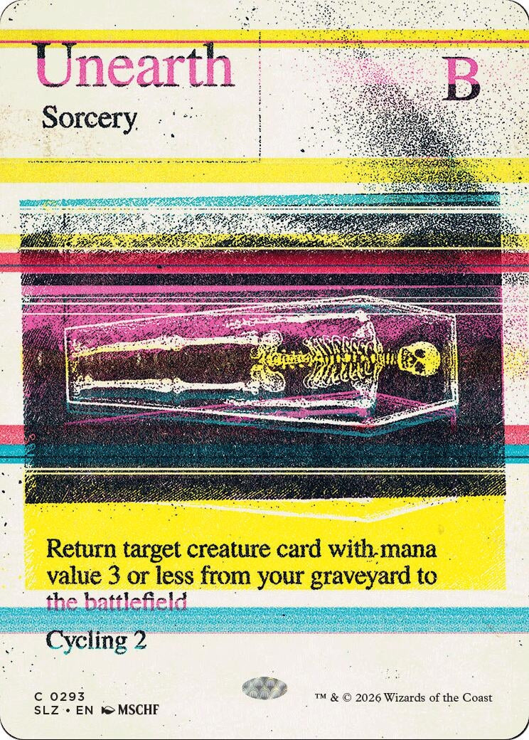 Image for Unearth (0293) (293) (Secret Lair x MSCHF: The Zeta Set) (SLZ) - Magic: The Gathering