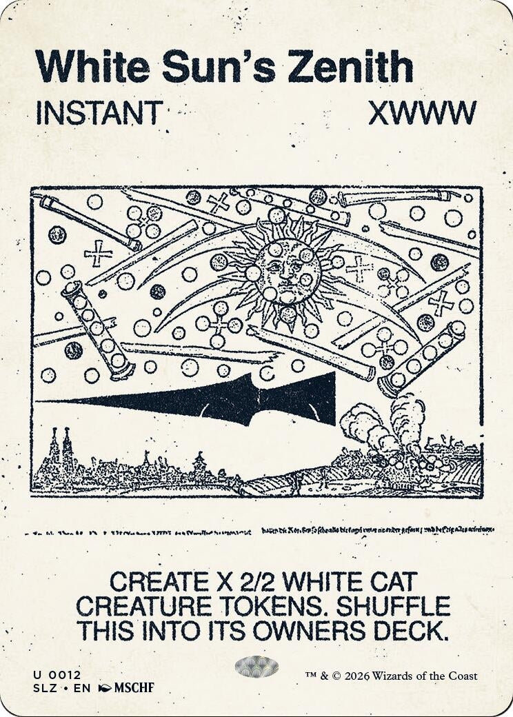 Image for White Sun's Zenith (0012) (12) (Secret Lair x MSCHF: The Zeta Set) (SLZ) - Magic: The Gathering