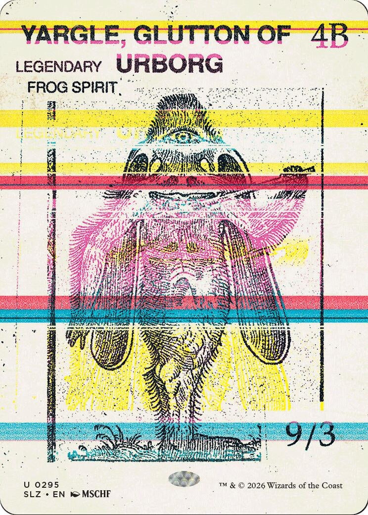 Image for Yargle, Glutton of Urborg (0295) (295) (Secret Lair x MSCHF: The Zeta Set) (SLZ) - Magic: The Gathering