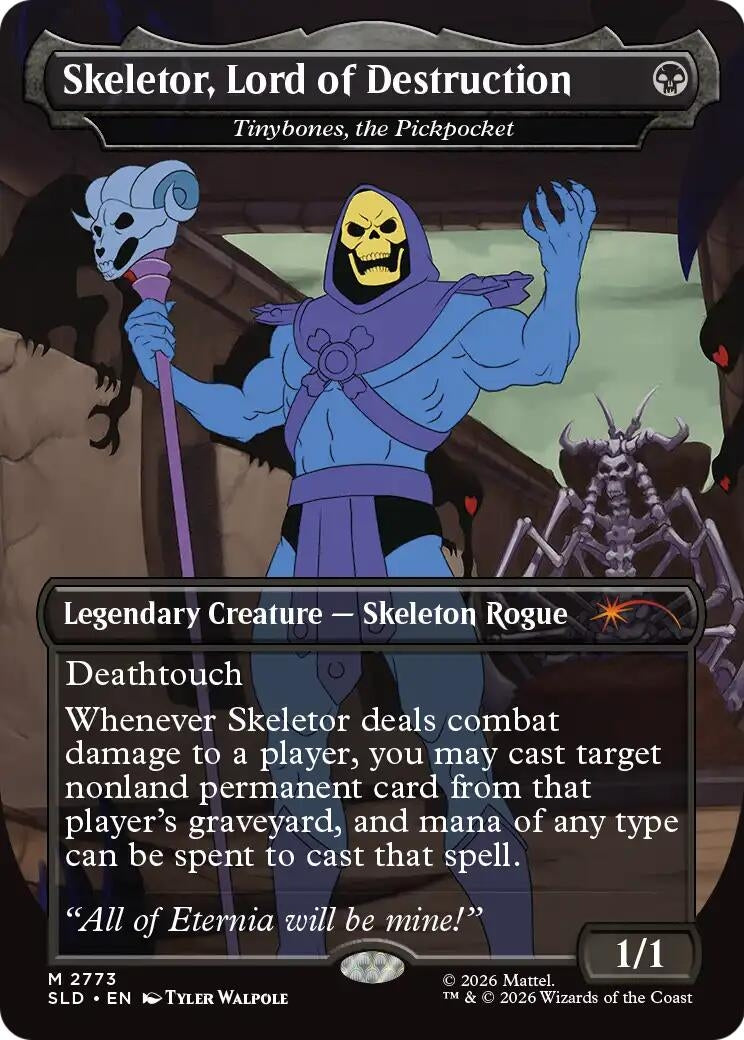 Image for Skeletor, Lord of Destruction - Tinybones, the Pickpocket (2773) (Secret Lair Drop Series) (SLD) - Magic: The Gathering