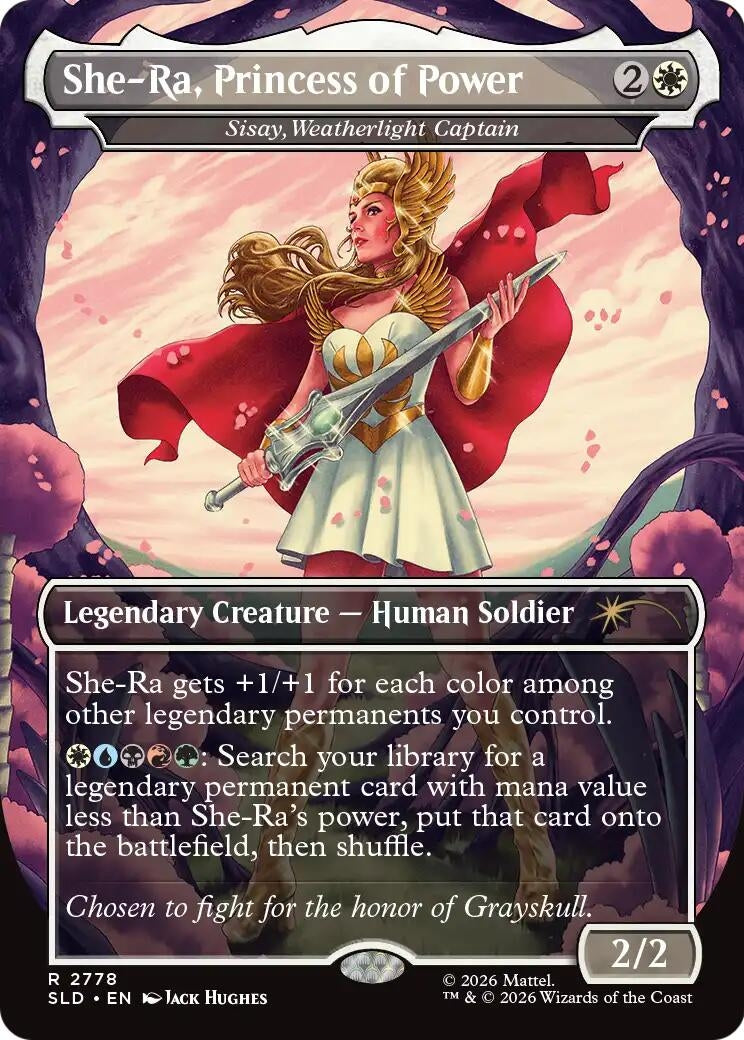 Image for She-Ra, Princess of Power - Sisay, Weatherlight Captain (2778) (Secret Lair Drop Series) (SLD) - Magic: The Gathering