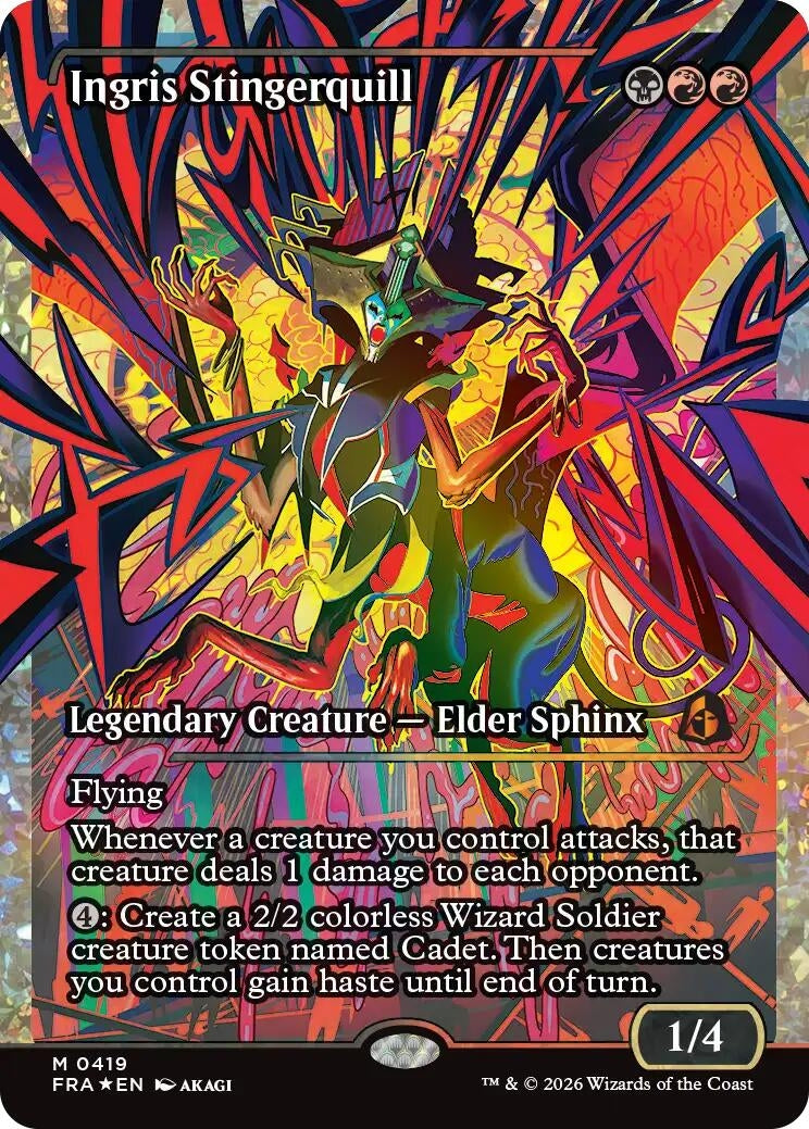 Image for Ingris Stingerquill (Showcase) (Fracture Foil) (0419) (419) (Reality Fracture) (FRA) - Magic: The Gathering