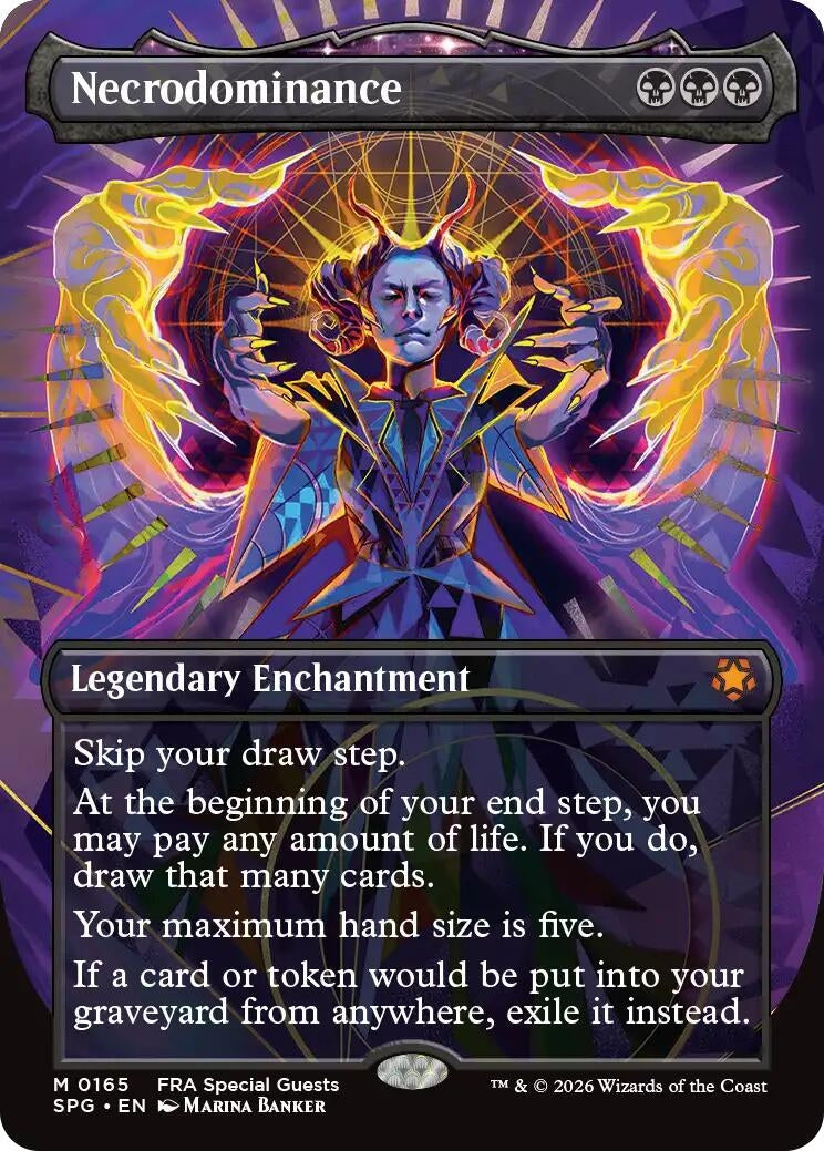 Image for Necrodominance (Borderless) (165) (Special Guests) (SPG) - Magic: The Gathering