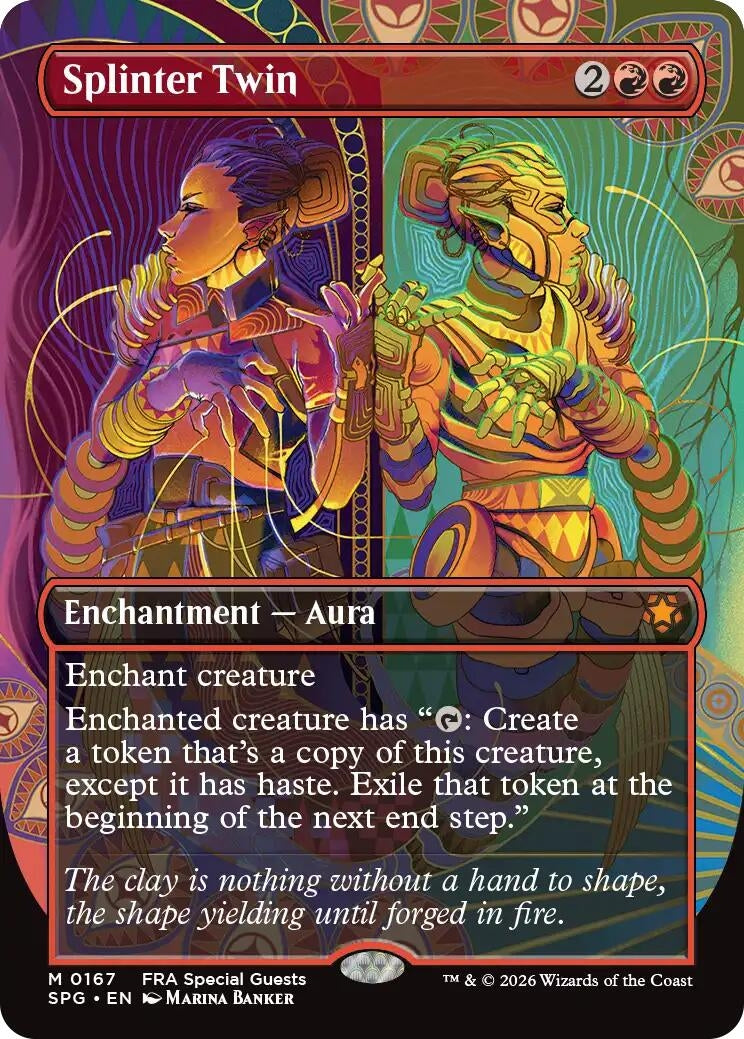 Image for Splinter Twin (Borderless) (167) (Special Guests) (SPG) - Magic: The Gathering