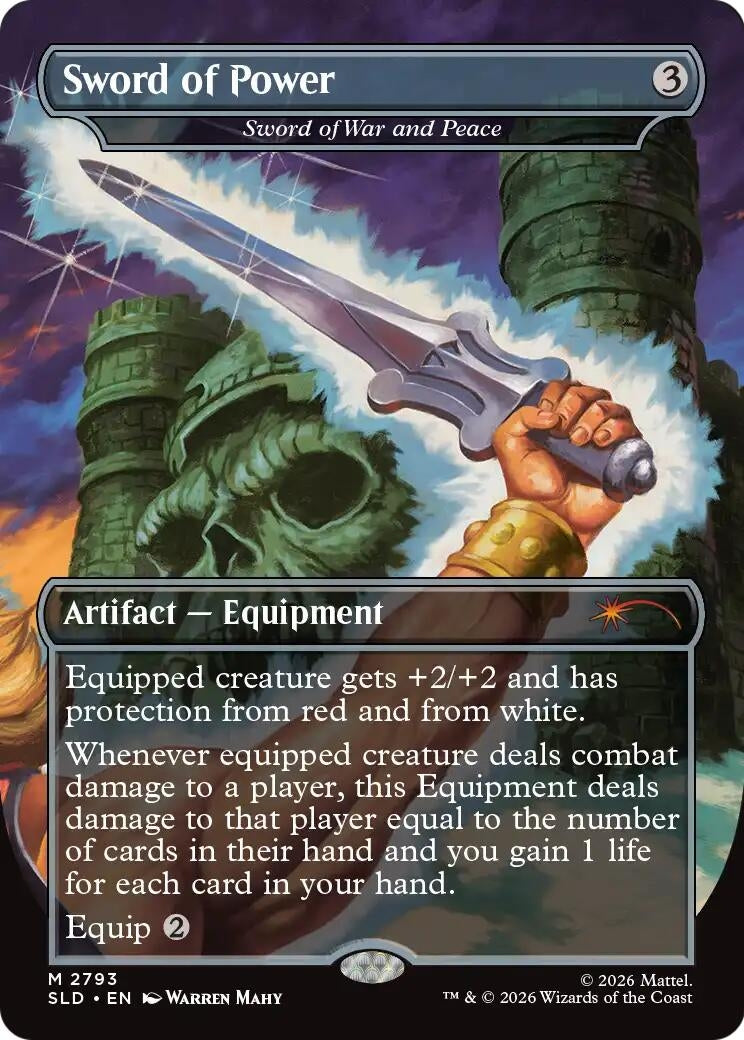 Image for Sword of Power - Sword of War and Peace (2793) (Secret Lair Drop Series) (SLD) - Magic: The Gathering