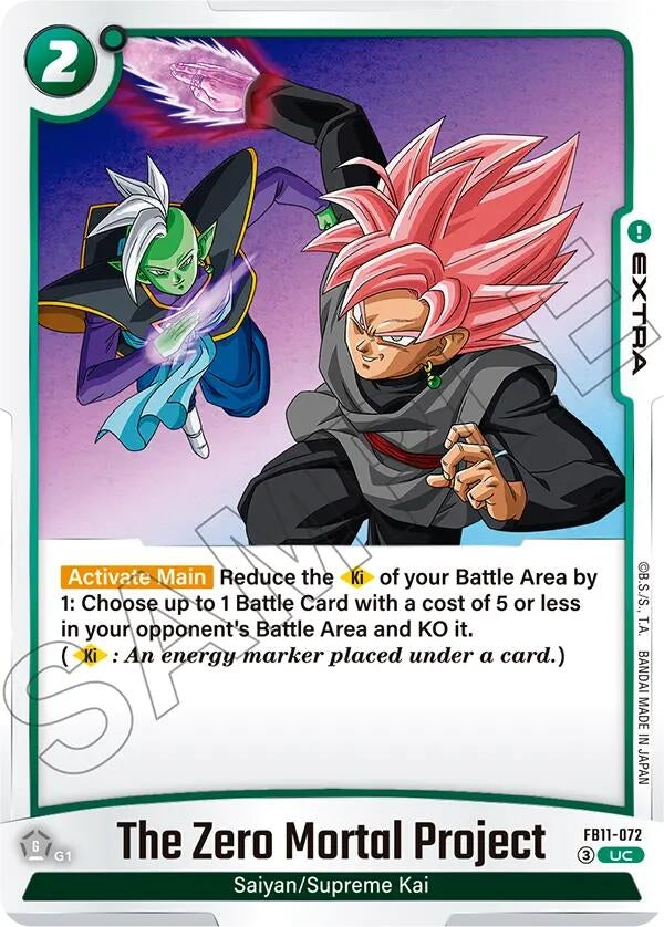 Image for The Zero Mortal Project (FB11-072) (Brightness of Hope) (FB11) - Dragon Ball Super: Fusion World