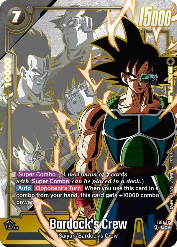 Image for Bardock's Crew - FB11-115 (Alternate Art) (FB11-115) (Brightness of Hope) (FB11) - Dragon Ball Super: Fusion World