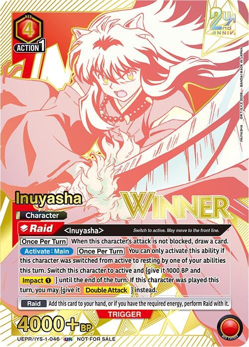 Image for Inuyasha (046) (Winner) (UEPR/IYS-1-046) (Union Arena Promotion Cards) (UEPR) - Union Arena
