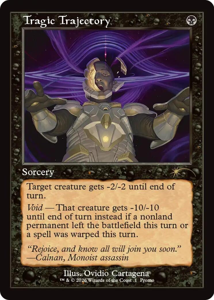 Image for Tragic Trajectory (Retro Frame) (1) (WPN & Gateway Promos) (WPN) - Magic: The Gathering