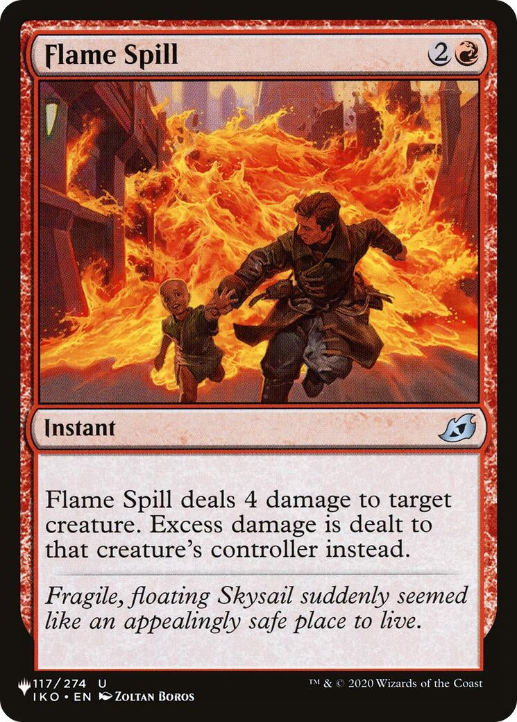 Image for Flame Spill (117) (The List Reprints) (LIST) - Magic: The Gathering